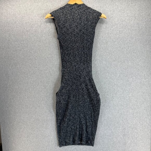 Vena Cava Womens Tank Midi Dress Blue White Ribbed V- Neck Tie Waist Size XS (?) - Picture 11 of 16